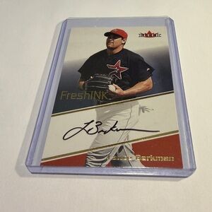 Lance Berkman 2000 Autographed FreshINK Baseball Card Vintage Collectible